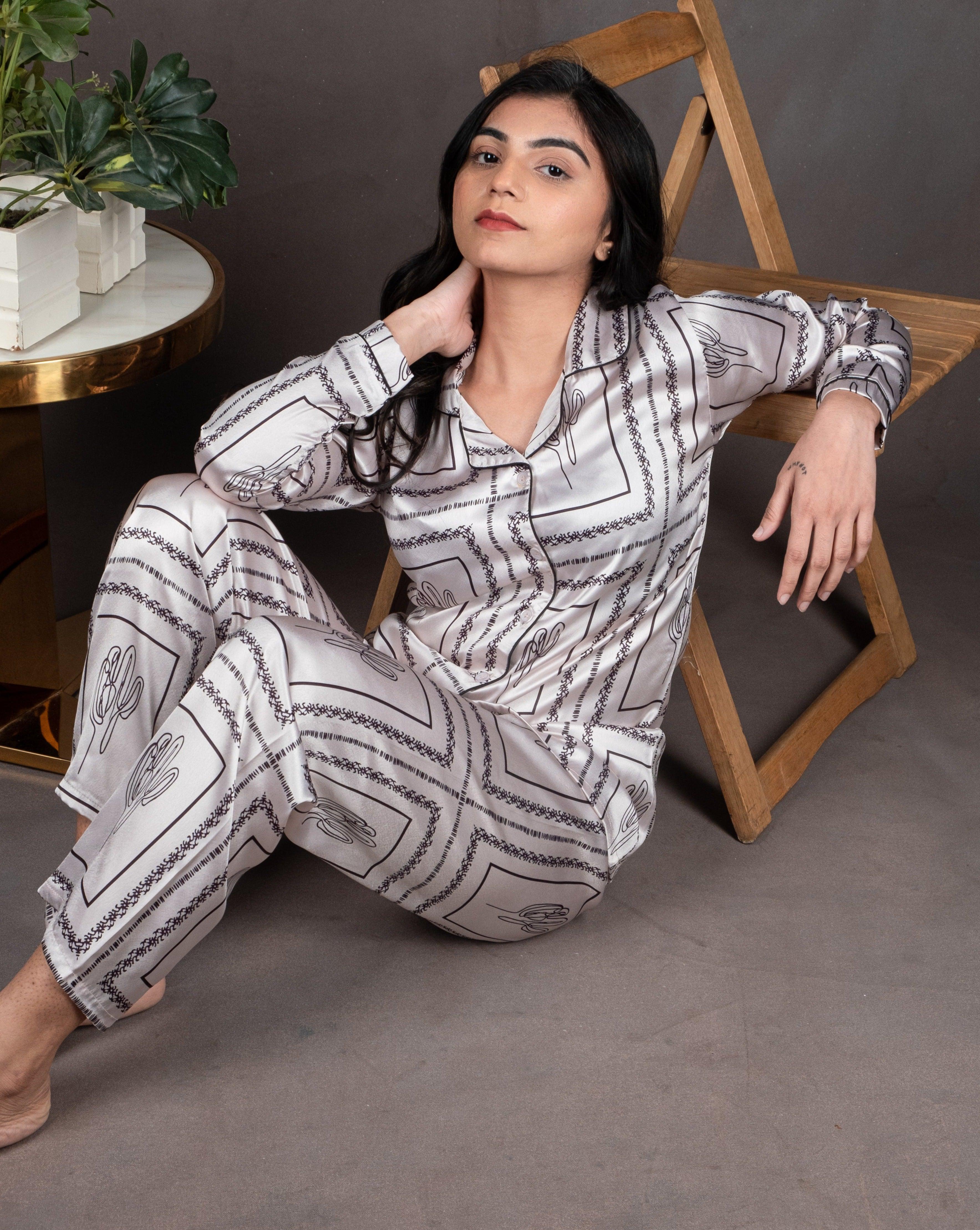 Desert Mirage Night Suit - Jynara Loungewear